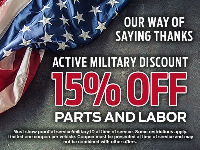 Active Military Discount